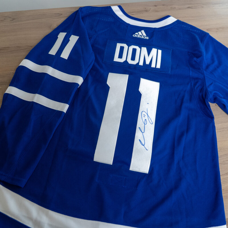 Signed Max Domi Jersey
